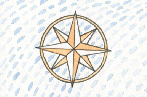 It's a compass rose